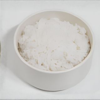 Bowl of rice with sesame oil &seed