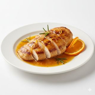 Куриное филе в апельсиновом соусе