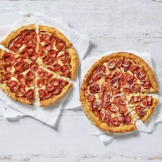 2 pizzas medianas