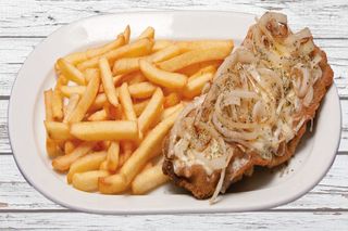 Milanesa de Ternera Rebozada Fugazzeta