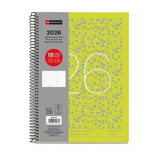 Agenda Miquelrius 18 Meses Plus Semana Vista Hojas 25_26 - 8422593344835