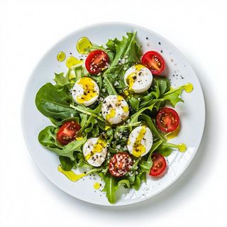 Insalatona Mista (lattuga, pomodoro, mozzarella, olio, sale)
