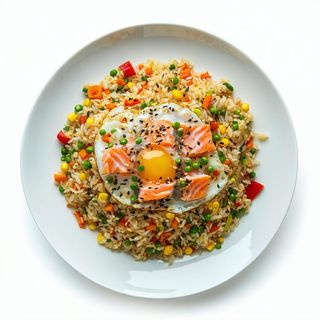 176 Riso con salmone