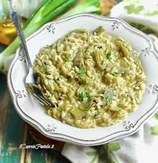Risotto carciofi e parmigiano