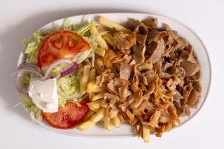 Plato Döner Kebab Con Queso