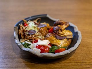 Jumatate de pui la cuptor