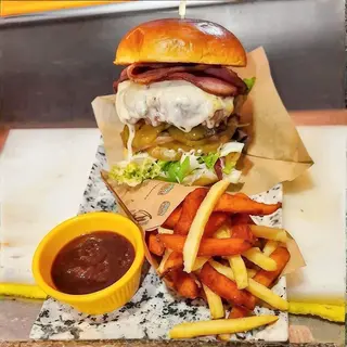 Hamburguesa Jack Daniel's