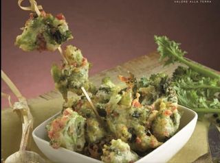 Fiori di zucca pastellati