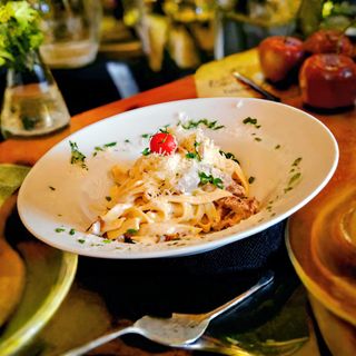 Prosciutto bianco pasta