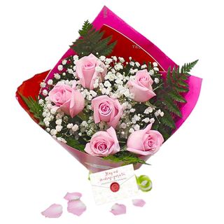 RAMO ROSAS ROSADAS MAMÁ 30006