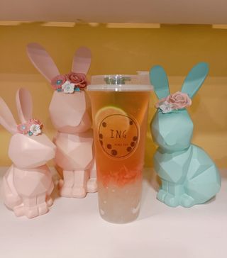 Tè verde al pompelmo rosso con aloe 芦荟西柚茶