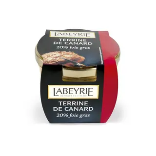 Terrine de rata 20% foie gras Labeyrie 170g