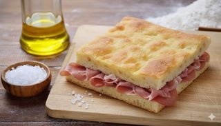 Schiacciatina con bresaola