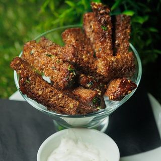 Грінки з часником