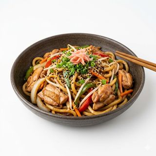 Yaki Udon De Pollo