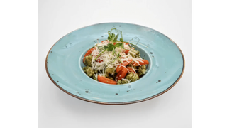 Gnocchi w śmietanowym pesto bazyliowym