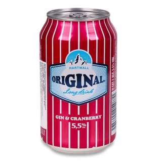 Напій слабоалкогольний Long Drink Gin Cranberry (0,33л)