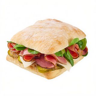 PAN CRISTAL CON PASTRAMI