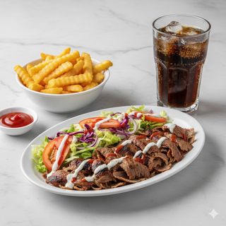 Menú De Plato Kebab