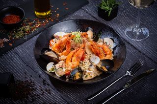 Risotto cu fructe de mare 