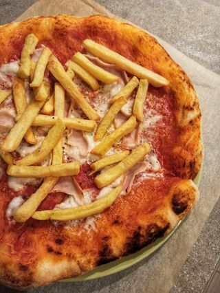 Margherita con patatine