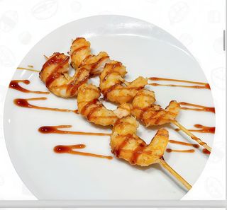 64. Spiedini di gamberi