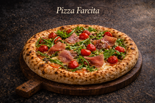 Pizza Farcita (Jamón Serrano & Rúcula)