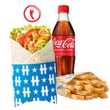 Тортила с пиле голямо меню