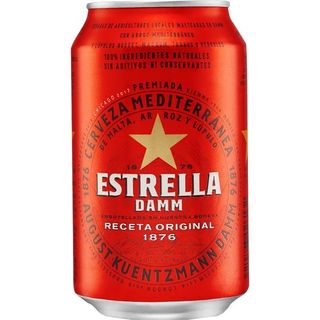 Cerveza Estrella Damm  Lata 33cl