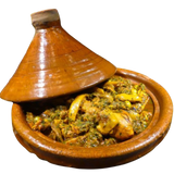 Tajine De Poulet Au Citron Confit Et Olives Vertes