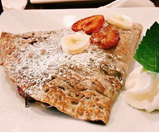 Crêpe nutella coco