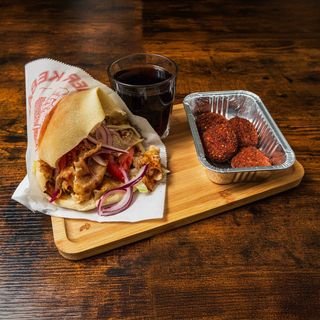 Kebab Panino, Falafel 4 pezzi e Bibita