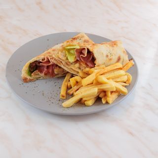 Domaća tortilja s pečenicom