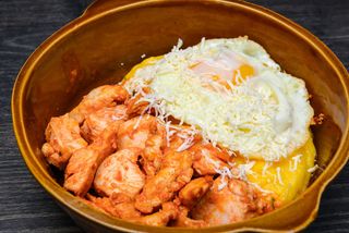 Tochitura de pui cu mamaliguta		