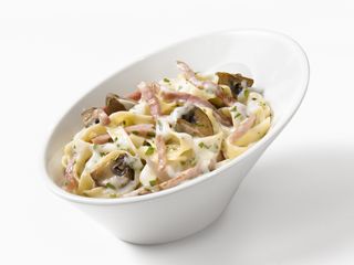 Tagliatelle aux trois fromages + jambon