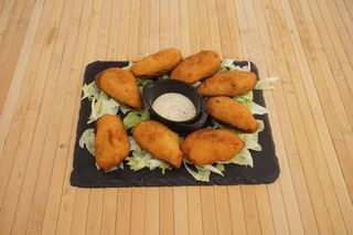 Mejichones Tigres con Bechamel 