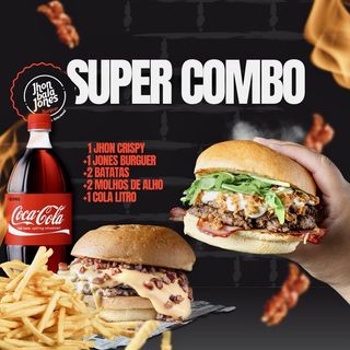 COMBO 1 Jhon Crispy + 1 Jones Burguer