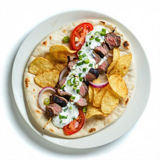 Pita souvlaki maiale