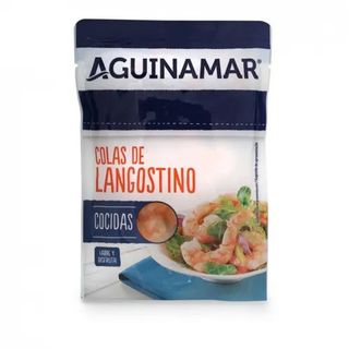 Colas Langostino Cocidas Aguinamar Fresco 90 Gr.