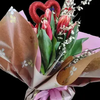 Tulipano con bulbo