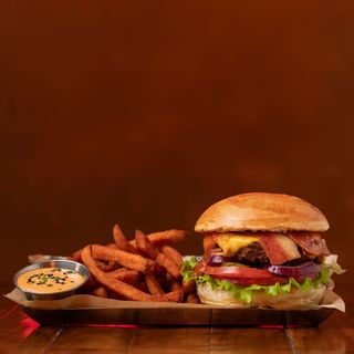 Hamburguesa Double Cheese Bacon