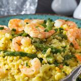 Risotto cu creveti si sparanghel