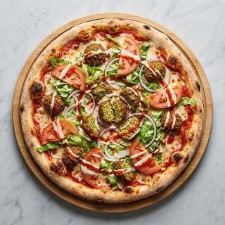 Pizza falafel