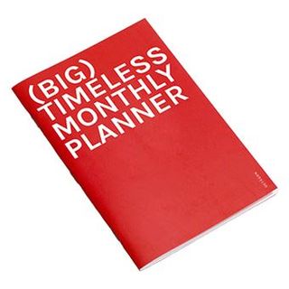 Planificador Perpetuo Octagon Design A4 Mes Visto Rojo - 8474474741219