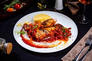 Saramura de crap cu mamaliguta