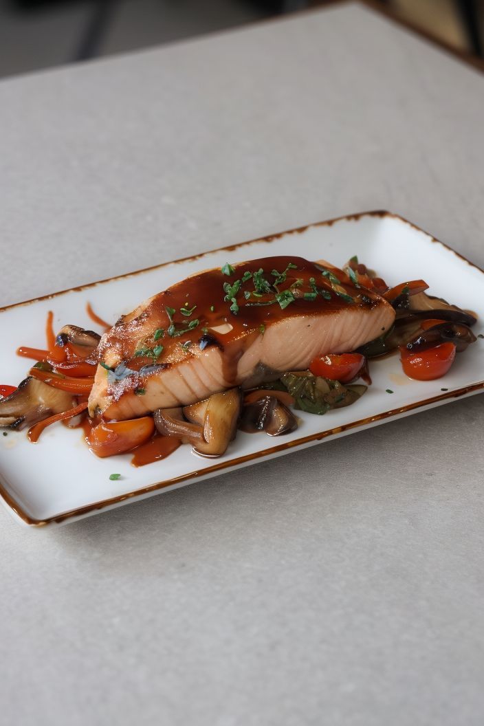 Salmón Teriyaki