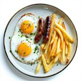 Huevos Fritos Con Chorizo Y Patatas