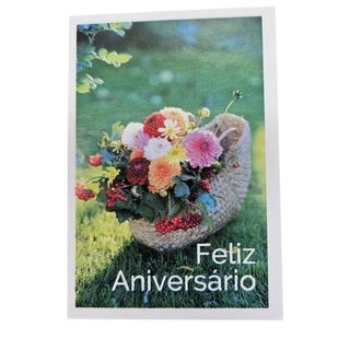 Cartão de Mensagem Feliz Aniversário