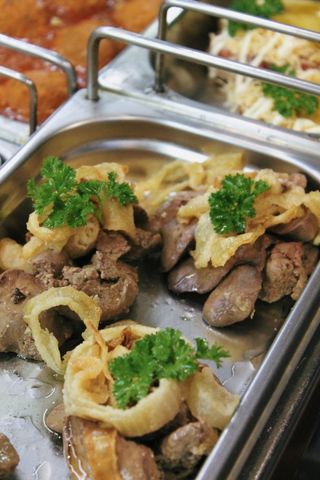 Печінка курячі з цибулею (75/25г)