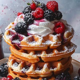 ბელგიური ვაფლი კენკრის მიქსი